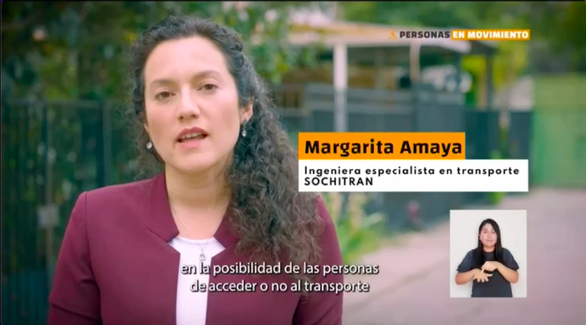Margarita Amaya en "Personas en Movimiento"