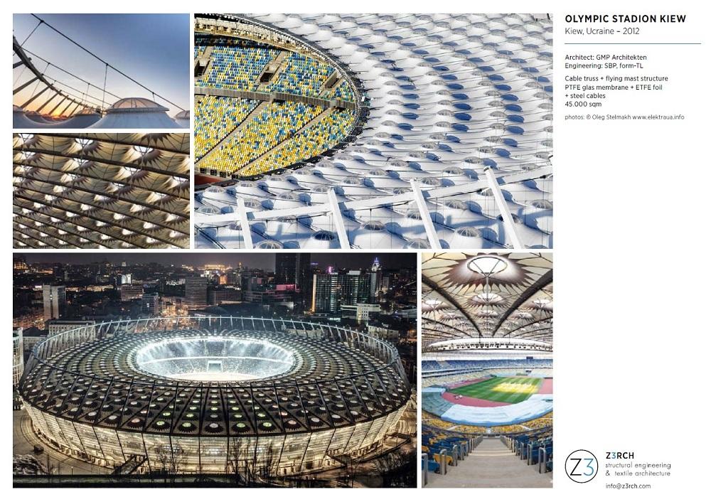 Olympic Stadion Kiew, Ucrania.