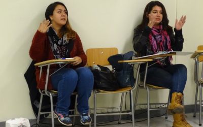 Participantes del Curso de Lenguaje de Señas Participantes del Curso de Lenguaje de Señas