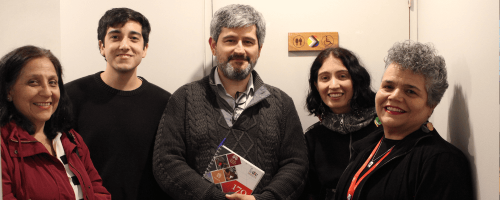 Maria Elena Lienqueo, Jesús Ugarte, Angelo Guevara, Sofía Gross y Viviana Lorca