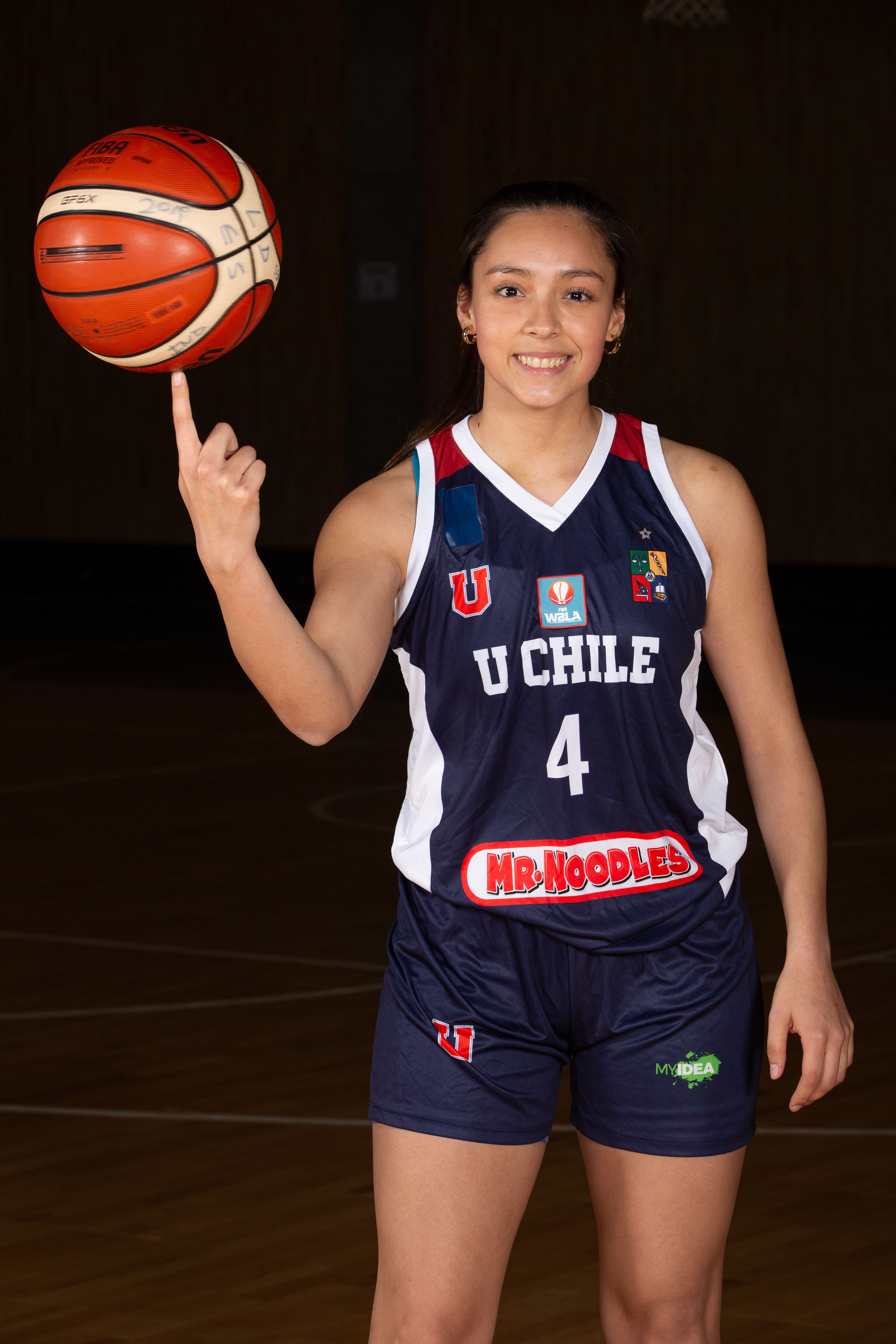 Paloma Martínez, seleccionada de básquetbol