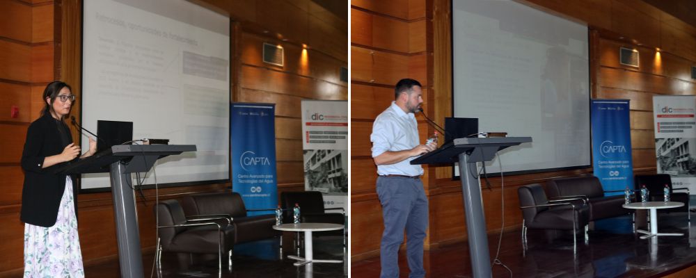 Pilar Barría y Gonzalo Jaramillo