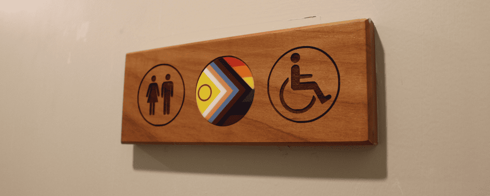 Nueva placa para baños universales
